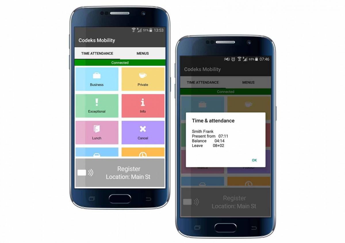Codeks Mobility Time attendance